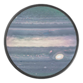 JWST-Afbeelding van Planet Jupiter in Infrarood Hockey Puck