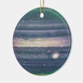 JWST-Afbeelding van Planet Jupiter in Infrarood Keramisch Ornament (Links)