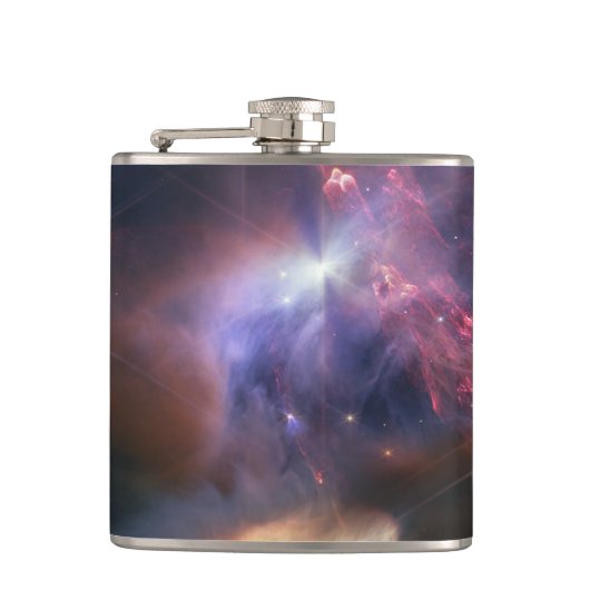 JWST Afbeelding van Rho Ophiuchi Stars Heupfles (Voorkant)
