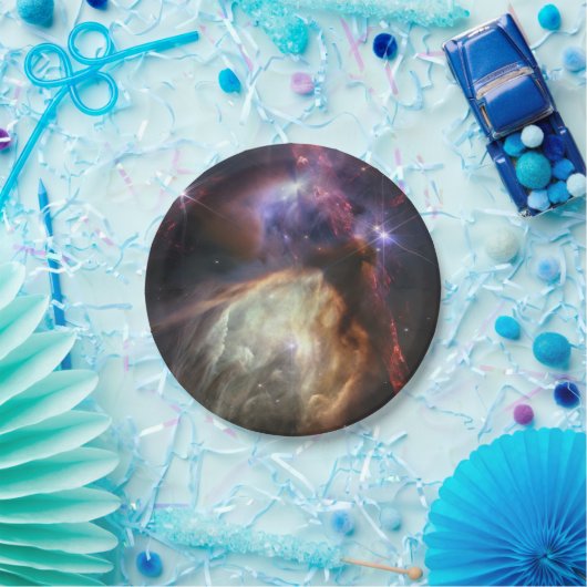 JWST Afbeelding van Rho Ophiuchi Stars Papieren Bordje (Feest)