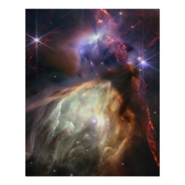 JWST Afbeelding van Rho Ophiuchi Stars Perfect Poster