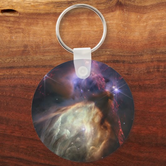 JWST Afbeelding van Rho Ophiuchi Stars Sleutelhanger (Achterkant)