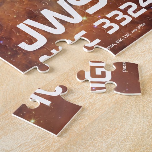 JWST Carina Nebula Cosmic Cliffs Puzzle Legpuzzel (Zijkant)