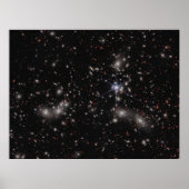 JWST-foto van Pandora's Cluster (NIRCam Afbeelding Poster (Voorkant)
