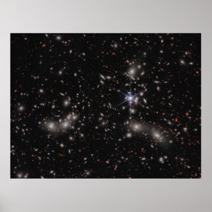 JWST-foto van Pandora's Cluster (NIRCam Afbeelding Poster