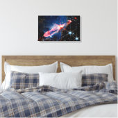 JWST Herbig-Haro 46/47 actief vormende sterren Canvas Afdruk (Insitu (Slaapkamer))