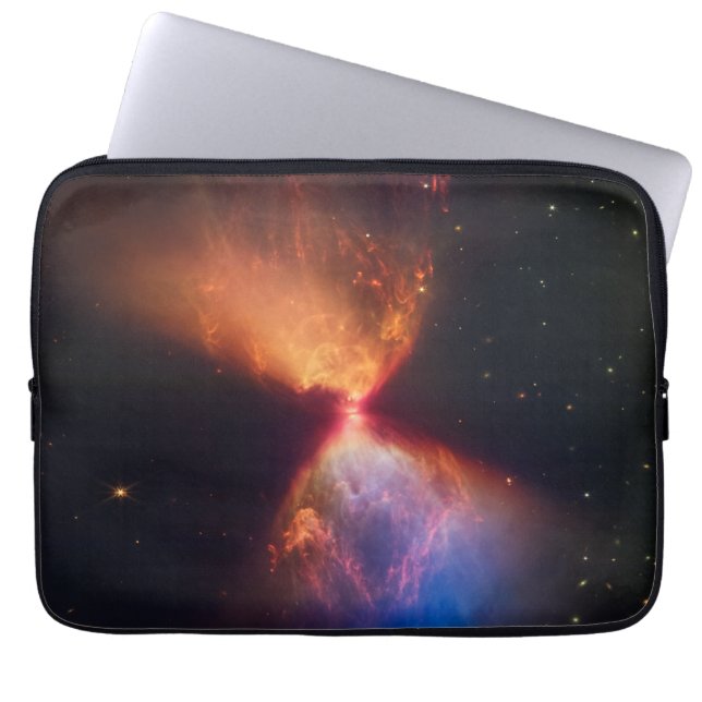 JWST Hourglass Protostar-formatie Laptop Sleeve (Voorkant)