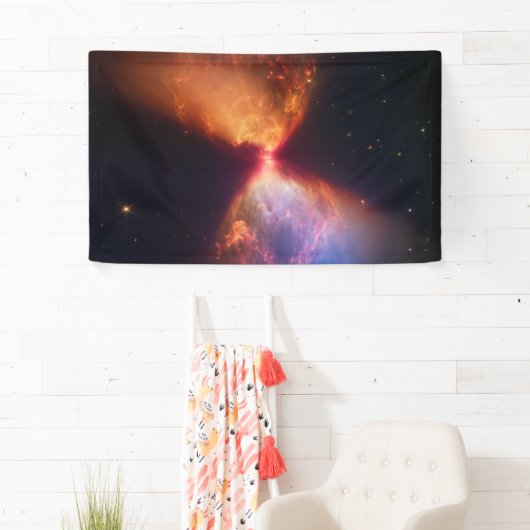 JWST Hourglass Protostar-formatie Spandoek (Insitu)