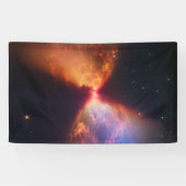 JWST Hourglass Protostar-formatie Spandoek (Horizontaal)