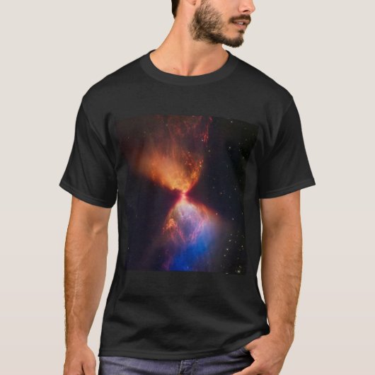 JWST Hourglass Protostar-formatie T-shirt (Voorkant)