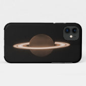 JWST James Webb Ruimtetelescoop Saturn Infrared Case-Mate iPhone Case (Achterkant (horizontaal))