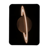 JWST James Webb Ruimtetelescoop Saturn Infrared Magneet (Verticaal)