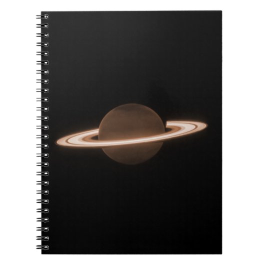 JWST James Webb Ruimtetelescoop Saturn Infrared Notitieboek (Voorkant)