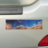 JWST James Webb Space Telescope Cosmic Cliffs Bumpersticker (Op auto)