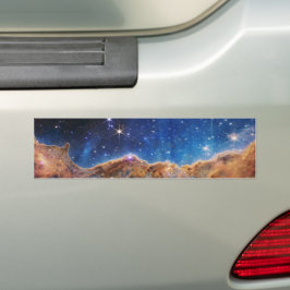 JWST James Webb Space Telescope Cosmic Cliffs Bumpersticker