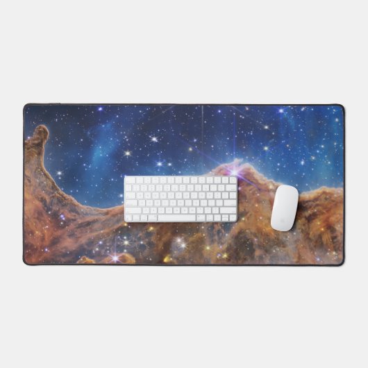 JWST James Webb Space Telescope Cosmic Cliffs Bureaumat (Keyboard & Muis)