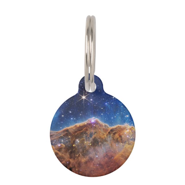 JWST James Webb Space Telescope Cosmic Cliffs Huisdierpenning (Voorkant)