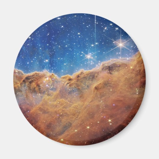 JWST James Webb Space Telescope Cosmic Cliffs Magneet (Voorkant)