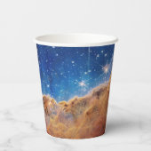 JWST James Webb Space Telescope Cosmic Cliffs Papieren Bekers (Achterkant)