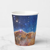 JWST James Webb Space Telescope Cosmic Cliffs Papieren Bekers (Links)