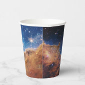 JWST James Webb Space Telescope Cosmic Cliffs Papieren Bekers (Rechts)