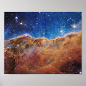JWST James Webb Space Telescope Cosmic Cliffs Poster (Voorkant)