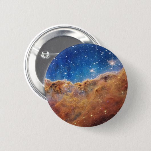 JWST James Webb Space Telescope Cosmic Cliffs Ronde Button 5,7 Cm (Voorkant /achterkant)