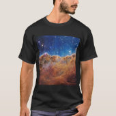 JWST James Webb Space Telescope Cosmic Cliffs T-shirt (Voorkant)