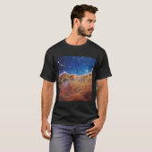 JWST James Webb Space Telescope Cosmic Cliffs T-shirt (Voorkant volledig)