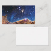 JWST James Webb Space Telescope Cosmic Cliffs Visitekaartje (Voorkant / Achterkant)