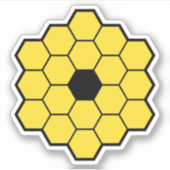 JWST James Webb Space Telescope Essential Sticker (Voorkant)