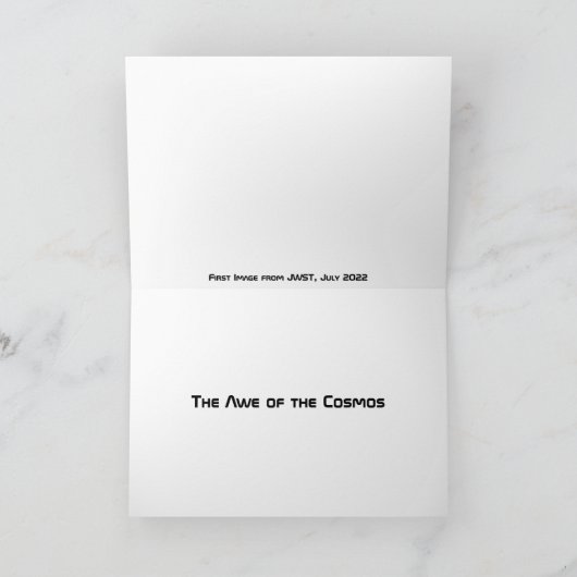 JWST James Webb Space Telescope First Afbeeldingen Kaart (Binnen)