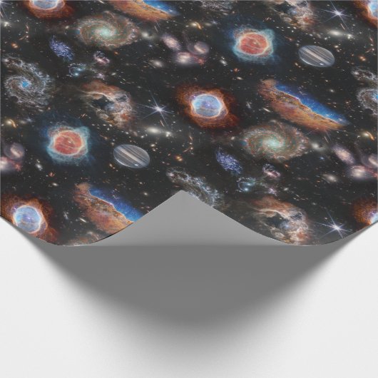 JWST James Webb Space Telescope Photo Collage Cadeaupapier (Hoek)