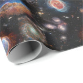 JWST James Webb Space Telescope Photo Collage Cadeaupapier (Rol Hoek)