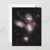 JWST James Webb Space Telescope Stephan's Quintet Briefkaart (Voorkant / Achterkant)