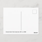 JWST James Webb Space Telescope Stephan's Quintet Briefkaart (Achterkant)