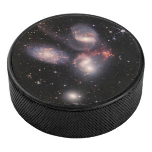 JWST James Webb Space Telescope Stephan's Quintet Hockey Puck