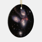 JWST James Webb Space Telescope Stephan's Quintet Keramisch Ornament (Rechts)