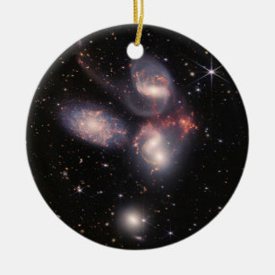 JWST James Webb Space Telescope Stephan's Quintet Keramisch Ornament