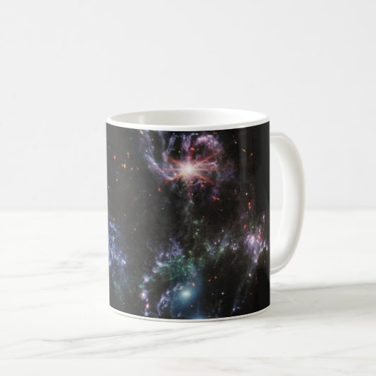 JWST James Webb Space Telescope Stephan's Quintet Koffiemok (Voorkant rechts)