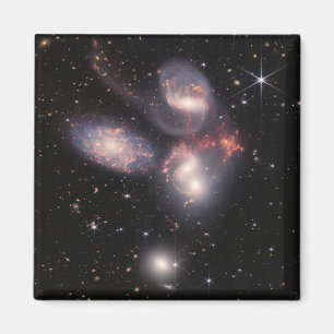 JWST James Webb Space Telescope Stephan's Quintet Magneet