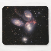 JWST James Webb Space Telescope Stephan's Quintet Muismat (Voorkant)