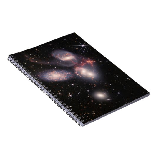 JWST James Webb Space Telescope Stephan's Quintet Notitieboek (Rechterzijde)