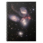 JWST James Webb Space Telescope Stephan's Quintet Notitieboek (Voorkant)