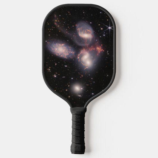 JWST James Webb Space Telescope Stephan's Quintet Pickleball Paddle (Achterkant)