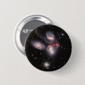 JWST James Webb Space Telescope Stephan's Quintet Ronde Button 5,7 Cm (Voorkant /achterkant)