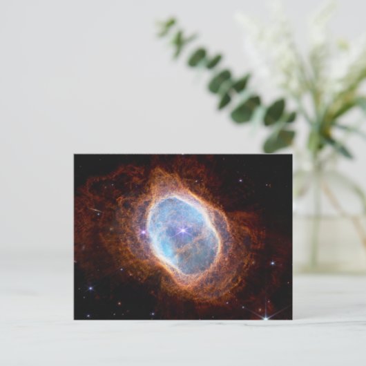 JWST James Webb Telescope Southern Ring Nebula Briefkaart (Staand voorkant)