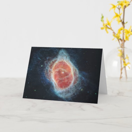 JWST James Webb Telescope Southern Ring Nebula Kaart (Gele Bloem)