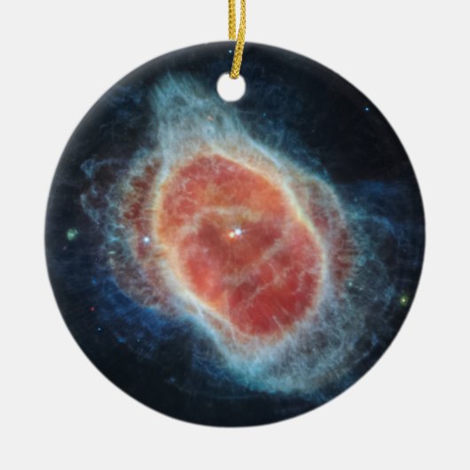 JWST James Webb Telescope Southern Ring Nebula Keramisch Ornament (Voorkant)