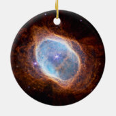JWST James Webb Telescope Southern Ring Nebula Keramisch Ornament (Achterkant)